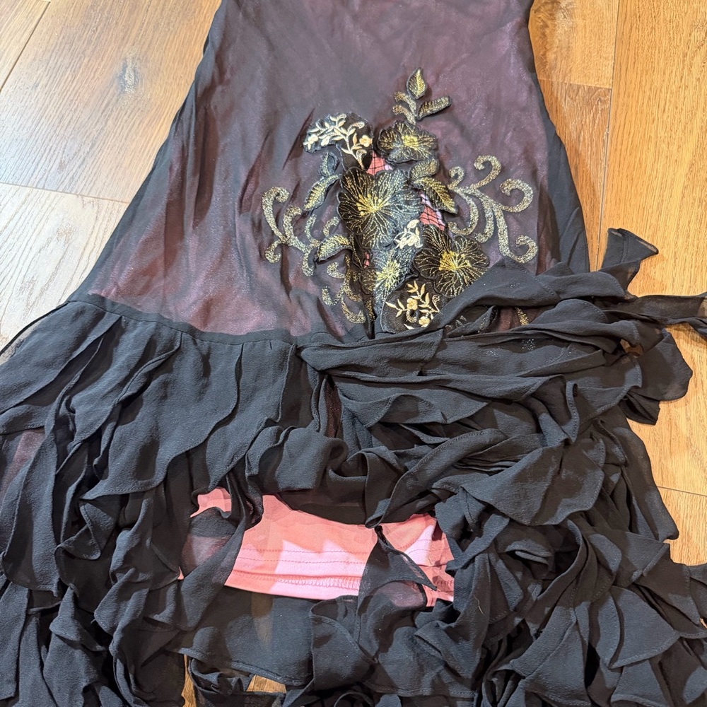 Vintage Y2K 100% Silk Dress Vintage Silk Dress Sue Wong Dress Fairy 20s - Picture 17 of 17